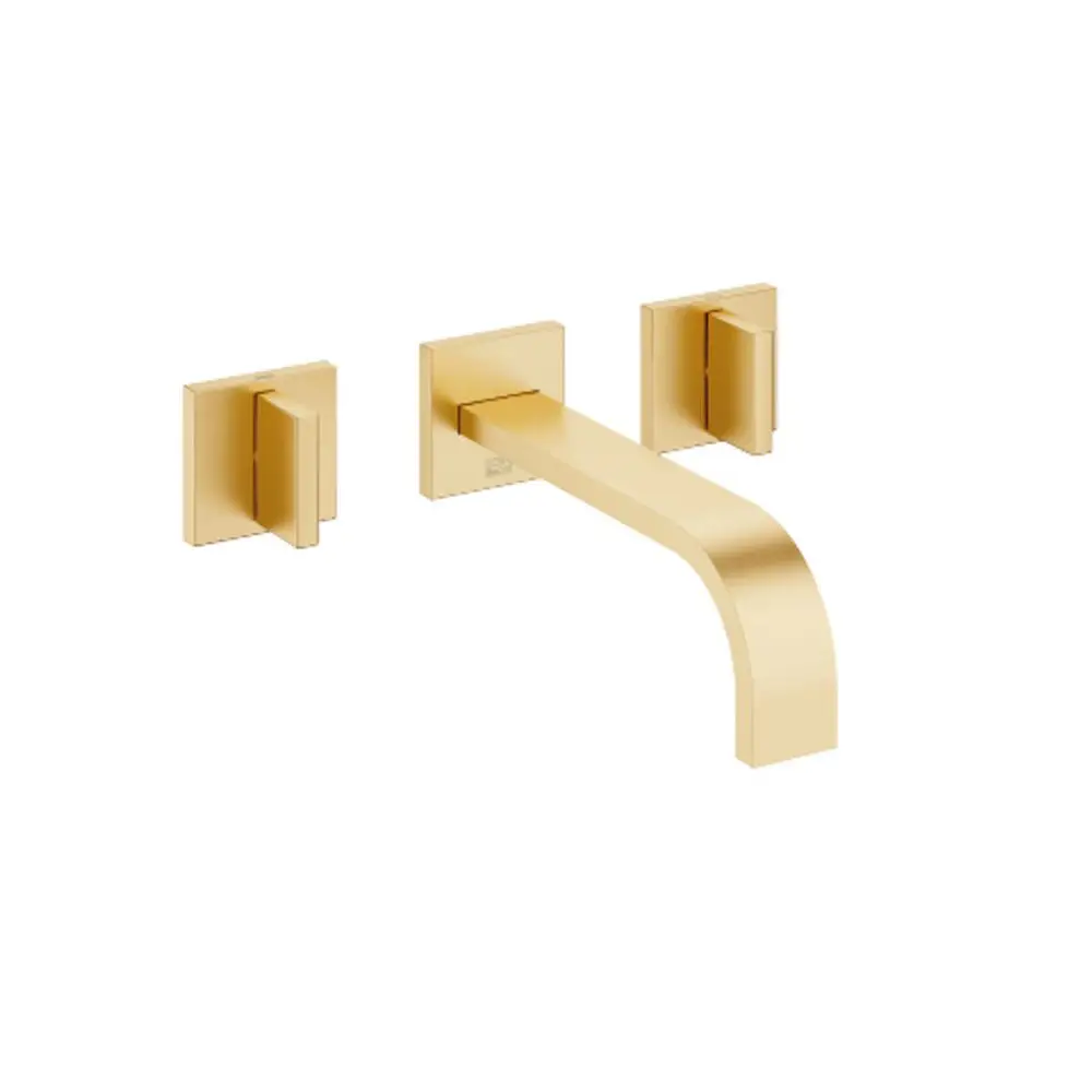 Dornbracht-MEM-Waschtisch-Wandbatterie-Brückenbatterie-ohne Ablaufgarnitur-Ausladung 200mm-Messing gebürstet (23kt), 36712782-28 Galeriebild 1